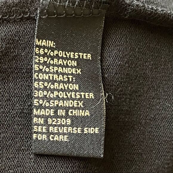 DG2 by Diane Gilman Knit Drape-Front Easy Jacket - 715-332 HSN Medium - Picture 9 of 10